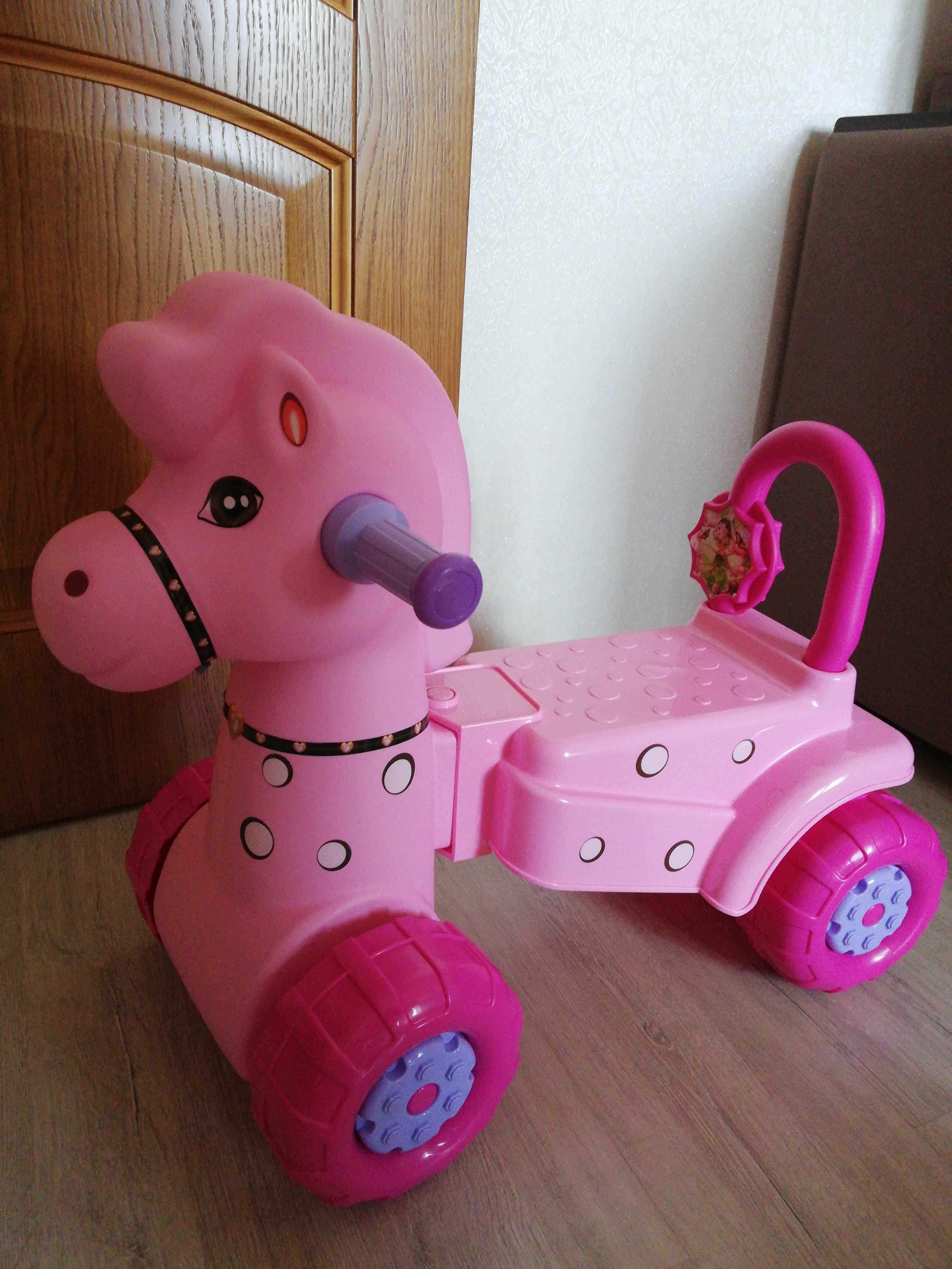 Фотография покупателя товара Толокар «Лошадка», розовый - Фото 1