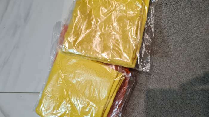 Фотография покупателя товара Полотенце махровое Апельсины 30х50см, цв.желтый, 400г/м, хлопок 100% - Фото 2