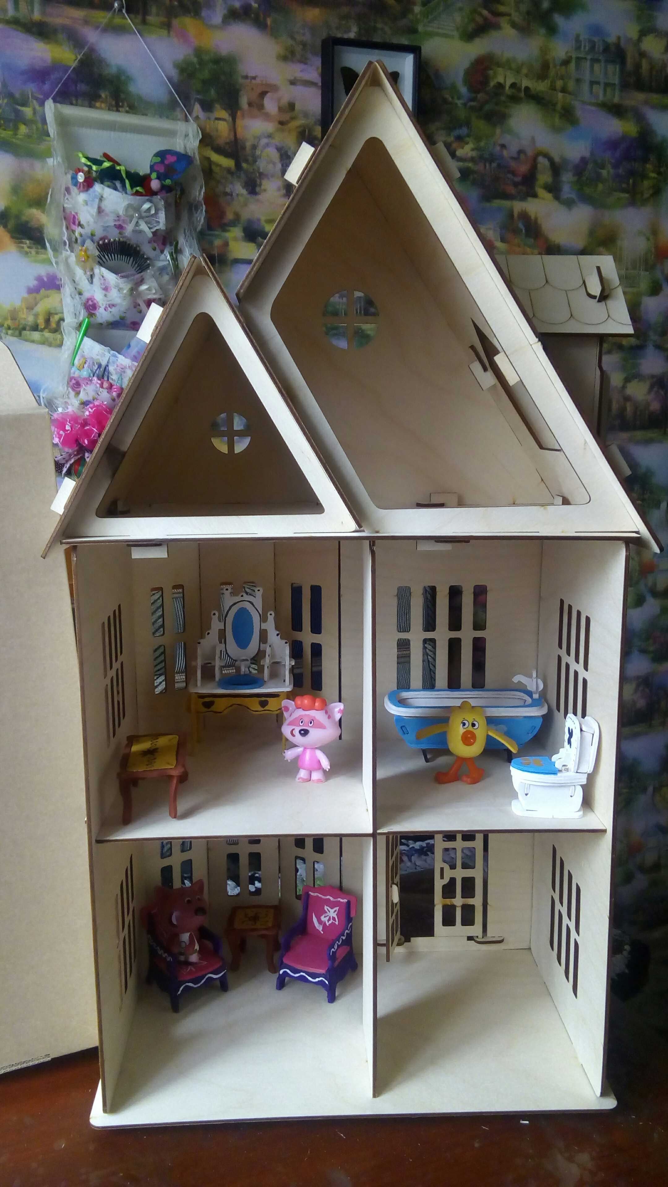 Фотография покупателя товара Кукольный домик «Лайт» фанера: 3 мм - Фото 31