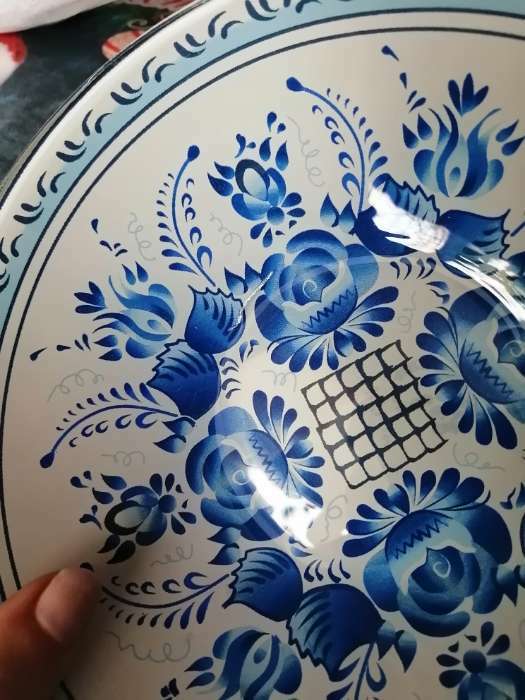 Фотография покупателя товара Салатник стеклянный Доляна «Синева», 600 мл, 18×4,5 см