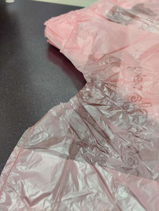Фотография покупателя товара Пакет майка, полиэтиленовый "Зайчиха", розовый 26 х 48 см, 9 мкм - Фото 6