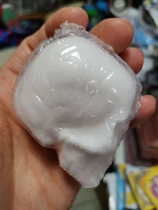 Фотография покупателя товара Магическое мыло "Череп для снятия негатива" белый, 80гр - Фото 3