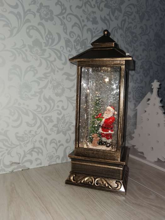 Фотография покупателя товара Светодиодная фигура «Дед Мороз и заяц» 10.5 × 27 × 10.5 см, пластик, батарейки ААх3 (не в комплекте), USB, свечение тёплое белое - Фото 4