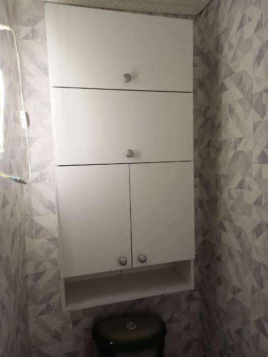 Фотография покупателя товара Шкаф подвесной для ванной комнаты,  60 х 24 х 120 см - Фото 17