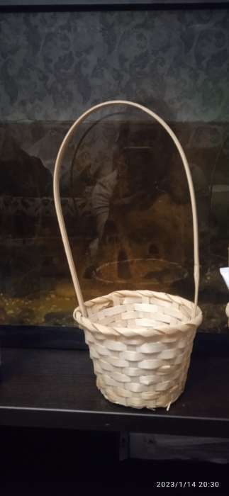 Фотография покупателя товара Корзина плетёная, бамбук, натуральный цвет, (цилиндр), средняя - Фото 84