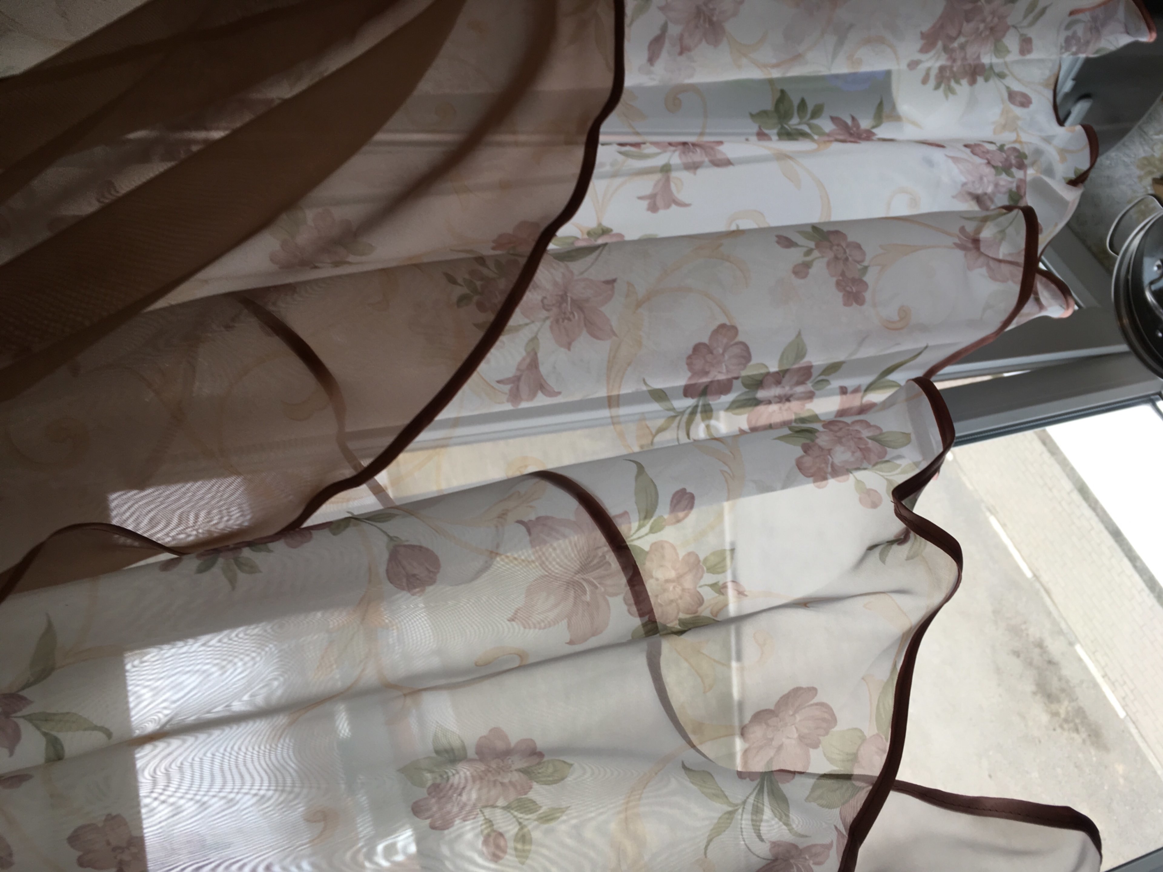Фотография покупателя товара Комплект штор для кухни Witerra Иллюзия 300х150см, св.коричневый, правая, пэ100% - Фото 1