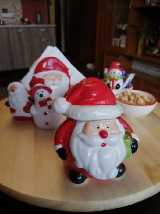 Фотография покупателя товара Сахарница Доляна «Дедушка Мороз», 200 мл, 9,5×8,5 см - Фото 10