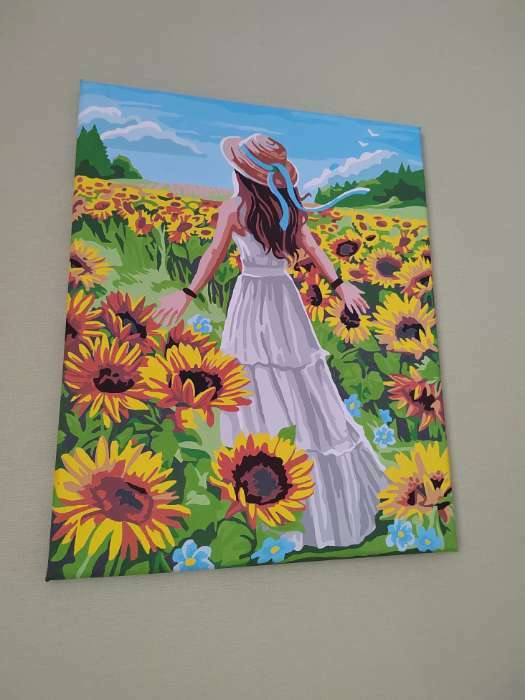Фотография покупателя товара Картина по номерам на холсте с подрамником «Летний день», 40 х 50 см