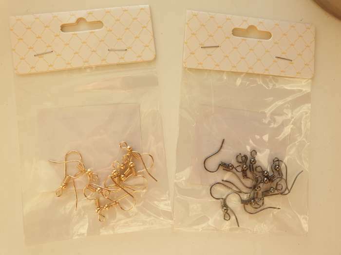 Фотография покупателя товара Швензы-крючки с бусиной (набор 5 пар), цвет серый - Фото 2