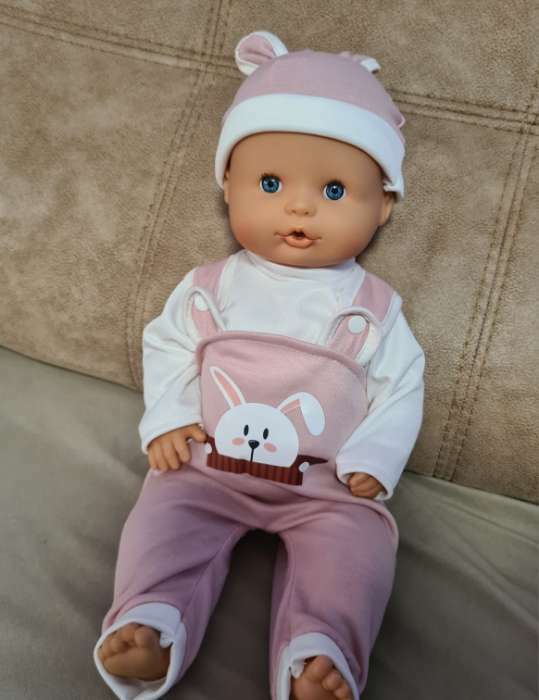 Фотография покупателя товара Пижама для кукол 40-44 см, 3 вещи, текстиль, на липучках - Фото 14