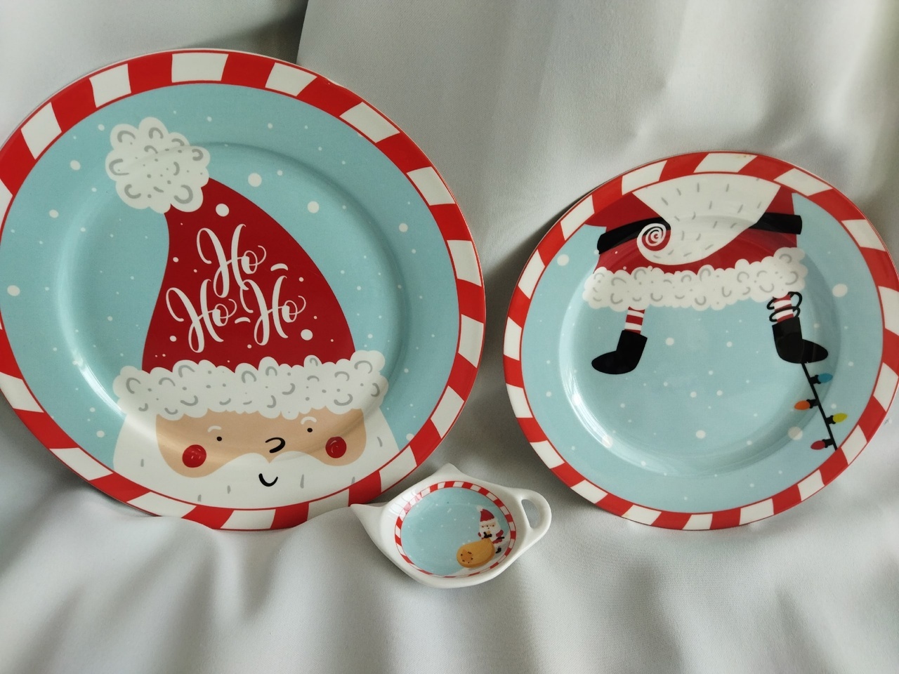 Фотография покупателя товара Тарелка обеденная Доляна «Новый год. Дед Мороз», d=27 см - Фото 1