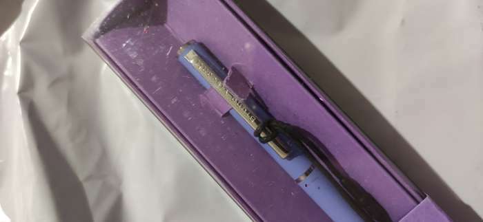 Фотография покупателя товара Ручка шариковая поворотная, 0.7 мм, Bruno Visconti Palermo, стержень синий, фиолетовый металлический корпус, в футляре - Фото 2