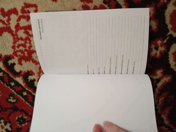 Фотография покупателя товара Ежедневник датированный 2024 года А5 168 листов, бумвинил, Синий - Фото 3