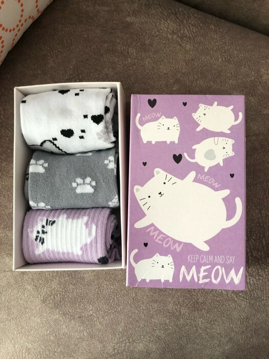 Фотография покупателя товара Набор детских носков KAFTAN «Котик» 3 пары, размер 14-16 - Фото 1