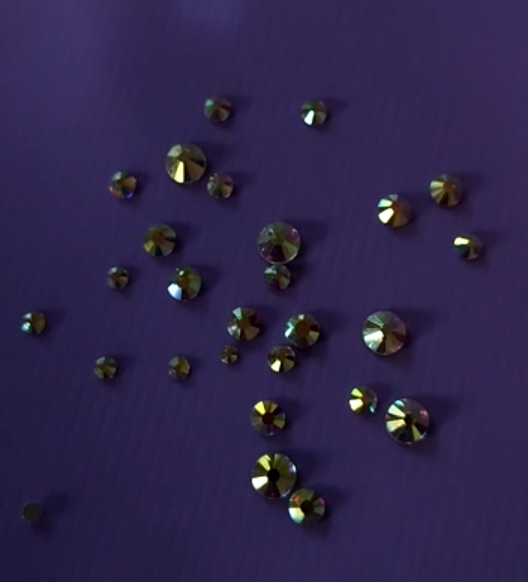 Фотография покупателя товара Декор для творчества стекло "Стразы усечённый конус. Тёмный фиолет" d=1,5-6,5мм н-р 1000 шт   745952 - Фото 12