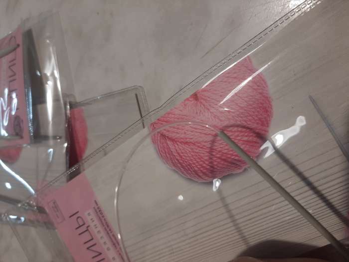 Фотография покупателя товара Спицы круговые, для вязания, с тефлоновым покрытием, с пластиковой леской, d = 2 мм, 14/80 см - Фото 4
