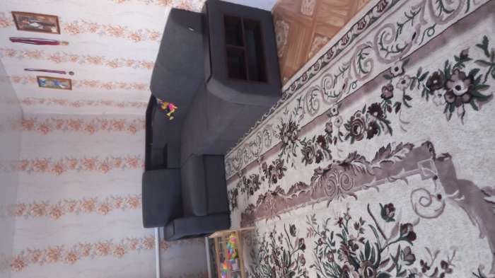 Фотография покупателя товара Угловой диван «Фараон», универсальный, дельфин, велюр, цвет селфи 01, вставка астор 536 - Фото 4