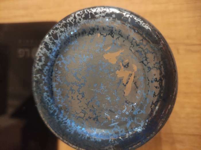 Фотография покупателя товара Стакан стеклянный «Мерцание», 200 мл, цвет синий - Фото 3