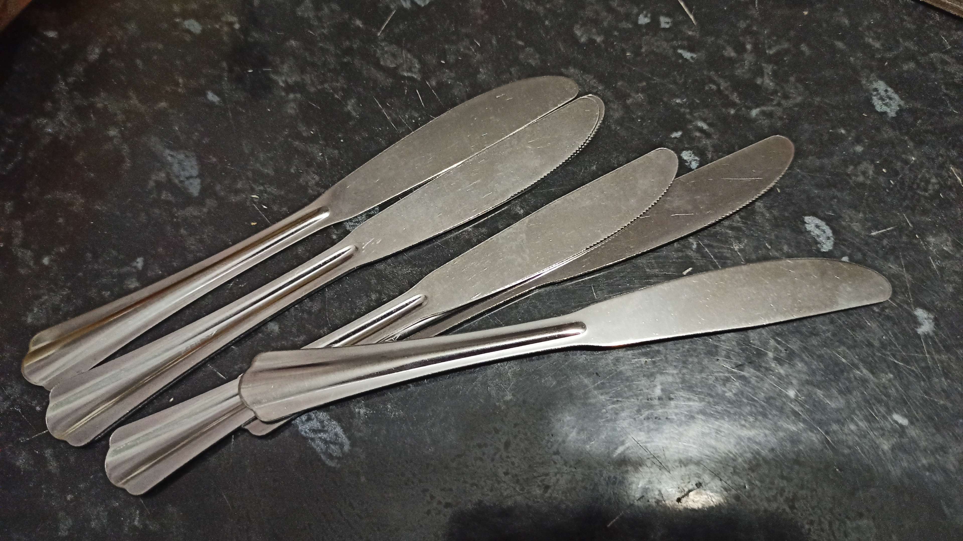 Фотография покупателя товара Нож столовый «Новинка», толщина 1,2 мм, упрощённой обработки, цвет серебряный - Фото 1