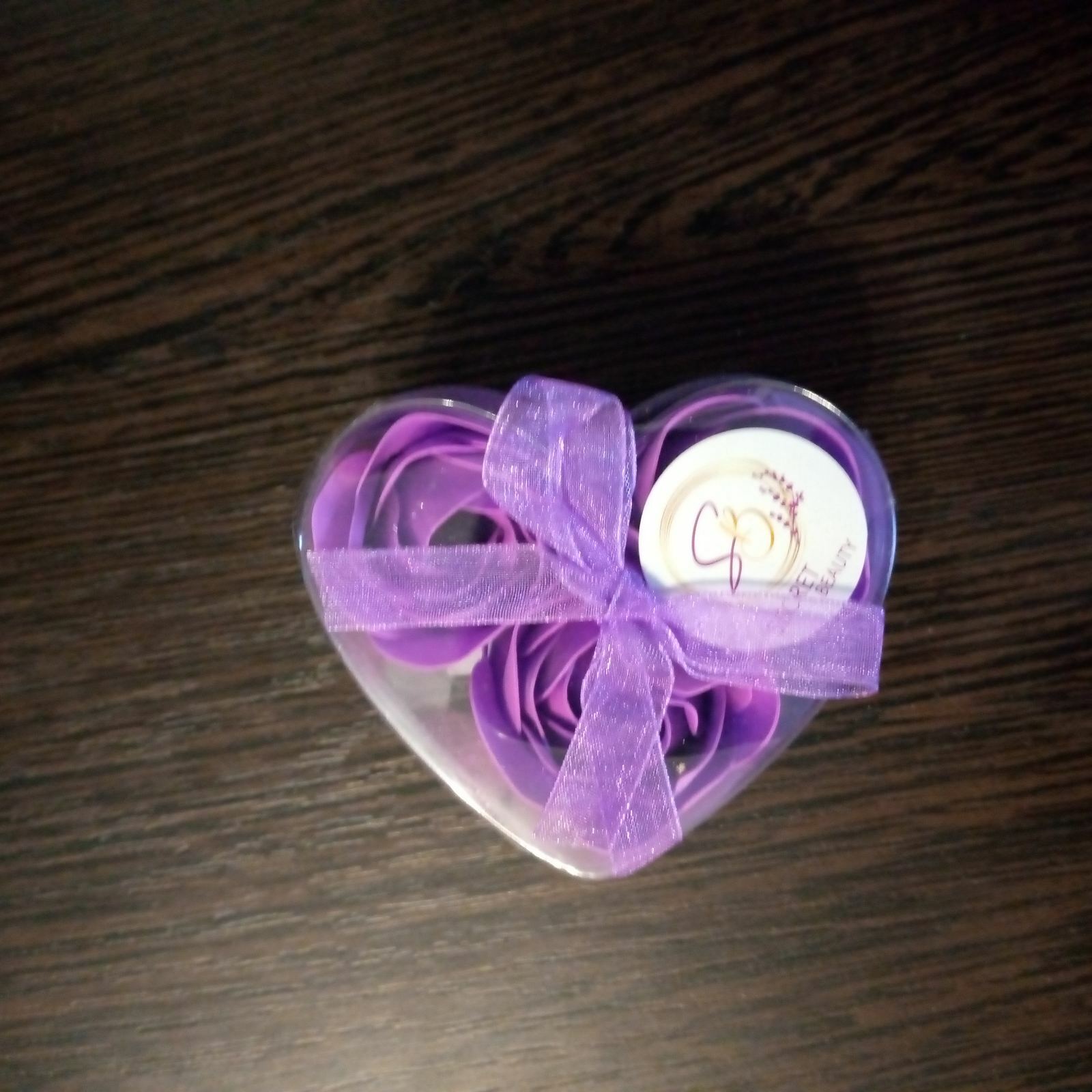 Фотография покупателя товара Мыльные розочки, фиолетовые, набор 3 шт.