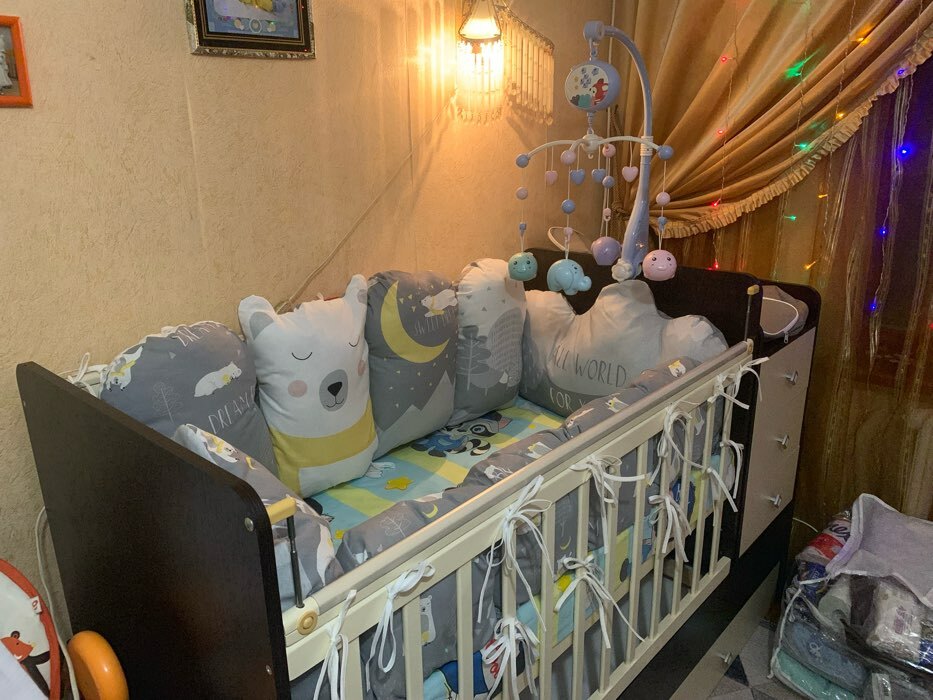 Фотография покупателя товара Детская кровать - трансформер «Фея 1100», цвет венге/бежевый