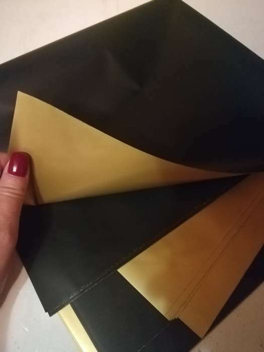 Фотография покупателя товара Плёнка матовая двухсторонняя "Эссенс",золотой, 57 х 57 см - Фото 1