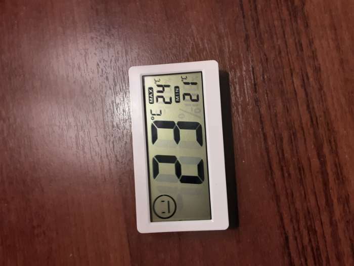 Фотография покупателя товара Термометр Luazon LTR-11, электронный, с гигрометром, белый - Фото 1