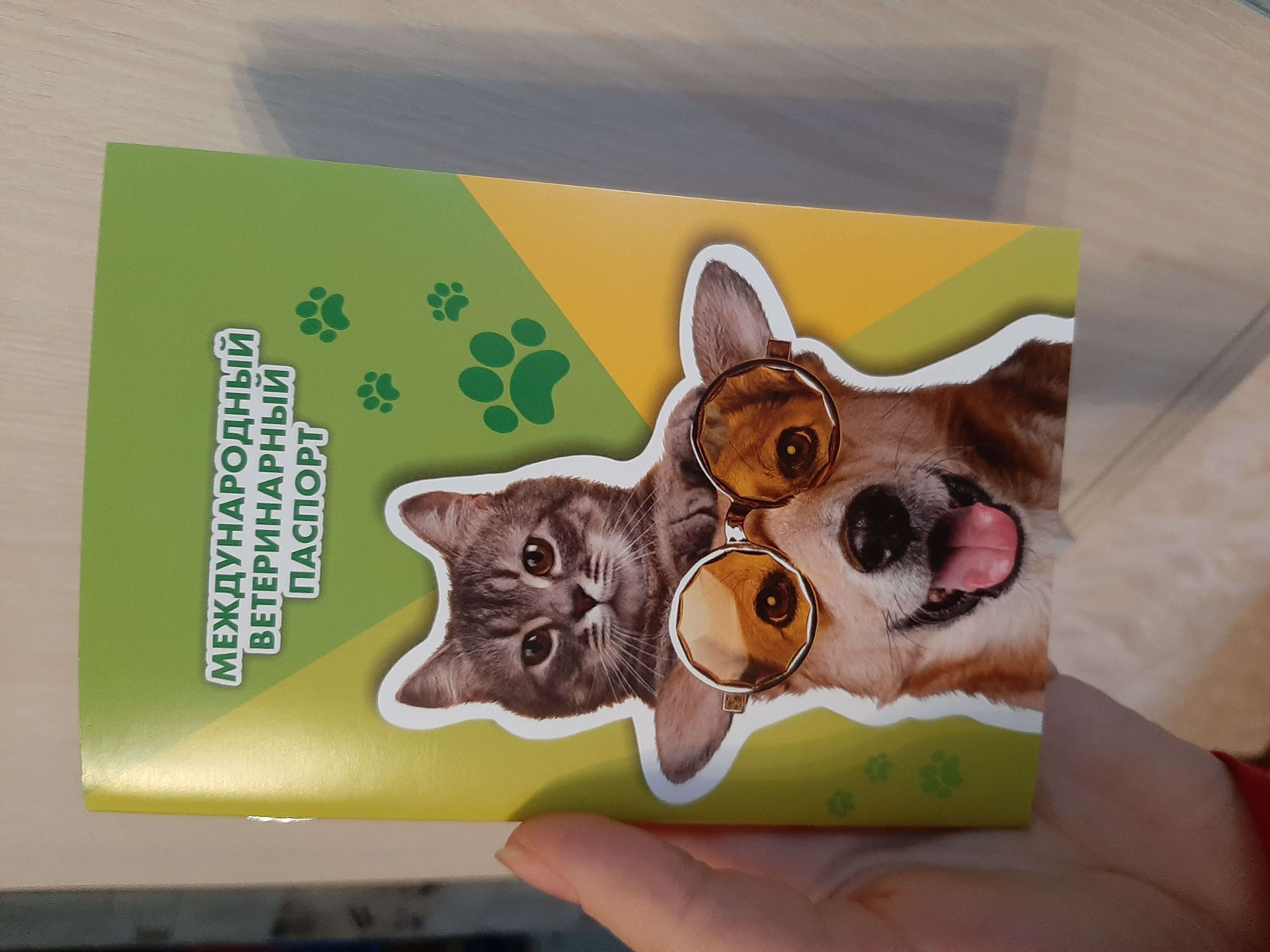 Фотография покупателя товара Ветеринарный паспорт международный универсальный «Кот и Собака» - Фото 1