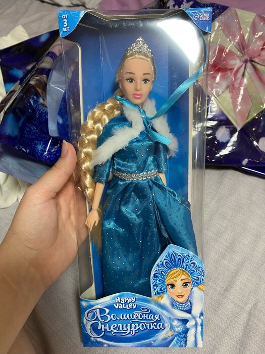 Фотография покупателя товара Кукла-модель шарнирная «Волшебная снегурочка»