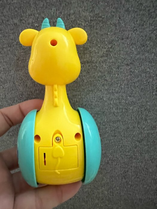 Фотография покупателя товара Развивающая игрушка «Музыкальная неваляшка: Коровка Муму», звук, свет - Фото 6