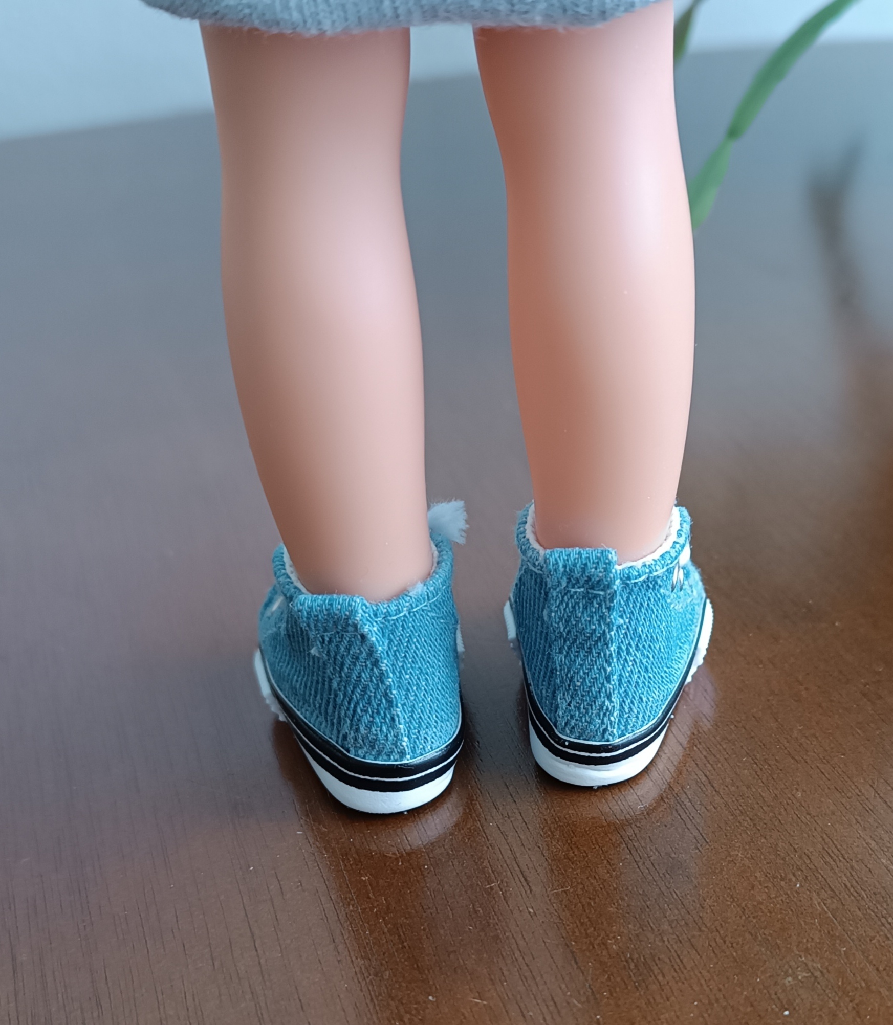 Фотография покупателя товара Кеды для кукол, длина подошвы 5 см, цвет джинса