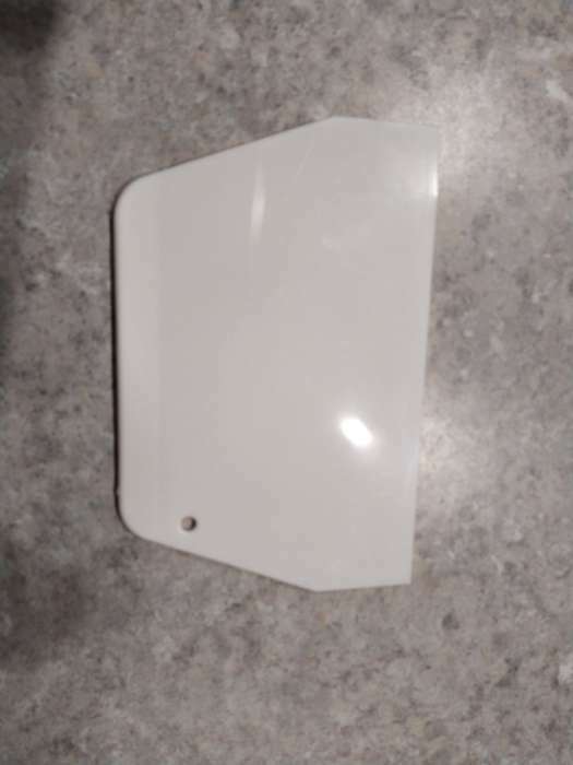 Фотография покупателя товара Шпатель кондитерский прямой Доляна, 19,5×12,5 см, цвет белый - Фото 4
