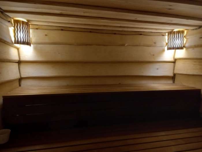 Фотография покупателя товара Абажур деревянный, полукруглый "Волна Термо" 29,5х23х16 см - Фото 1