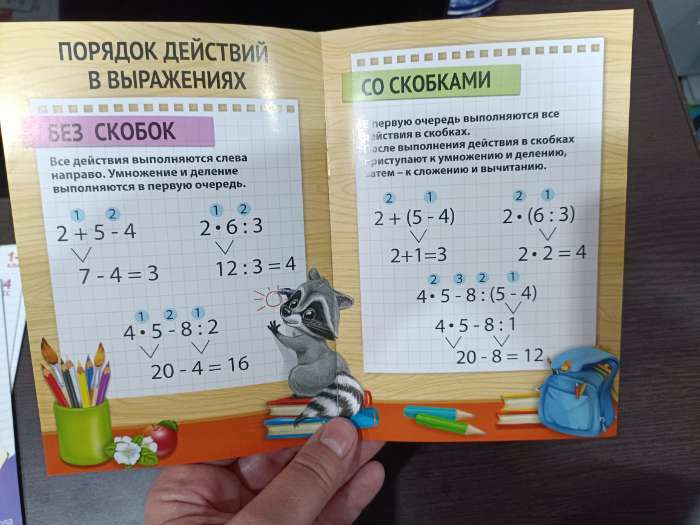 Фотография покупателя товара Книги-шпаргалки набор для начальной школы, 6 книг по 8 стр.