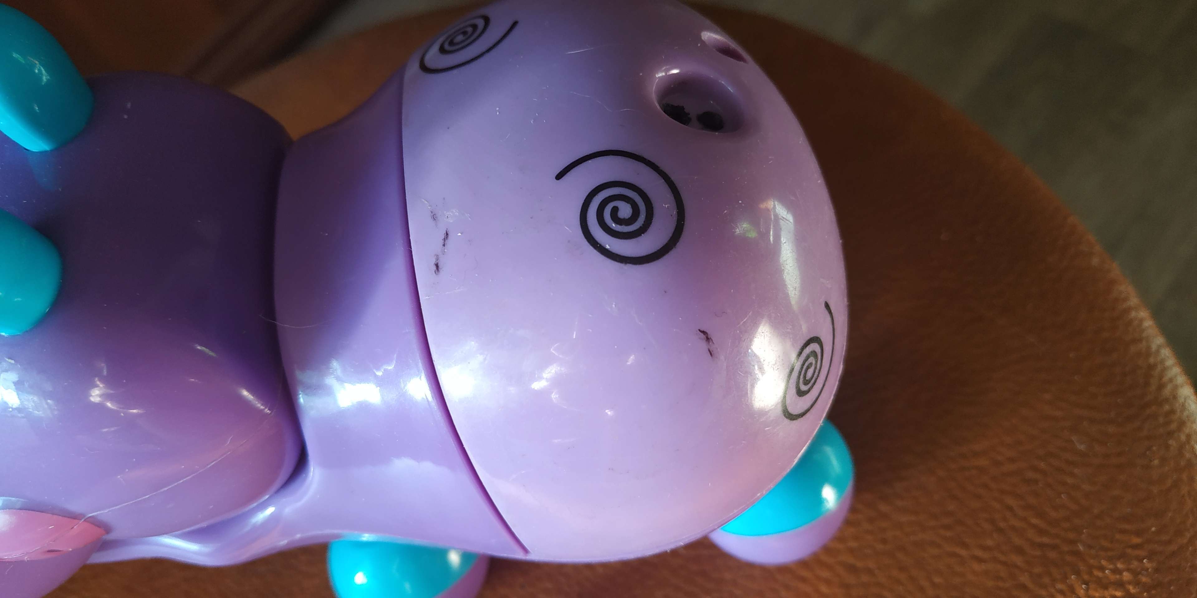 Фотография покупателя товара Развивающая игрушка «Бегемот», двигается, световые и звуковые эффекты - Фото 5