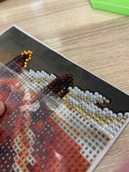 Фотография покупателя товара Алмазная мозаика с частичным заполнением «Лошадь», 15 х 21 см. Набор для творчества