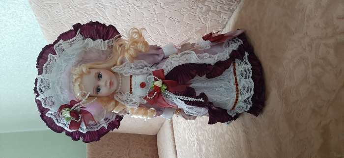 Фотография покупателя товара Кукла коллекционная "Француаза" 30 см - Фото 3