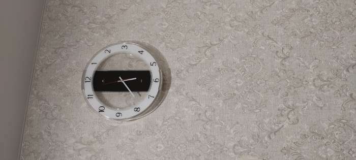 Фотография покупателя товара Часы настенные, интерьерные "Классика", d-34 см, бесшумные