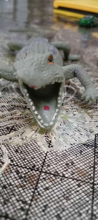 Фотография покупателя товара Фигурка животного тянущаяся «Крокодил», МИКС - Фото 2