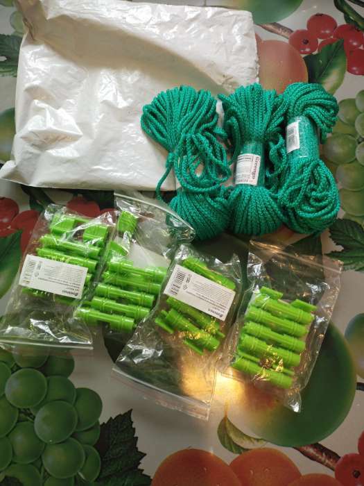Фотография покупателя товара Шнур для подвязки растений, 20 м, зелёный, Greengo - Фото 1