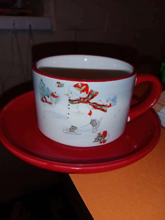 Фотография покупателя товара Чайная пара Доляна «Лесная сказка», 2 предмета: чашка 210 мл, блюдце d=15 см - Фото 1