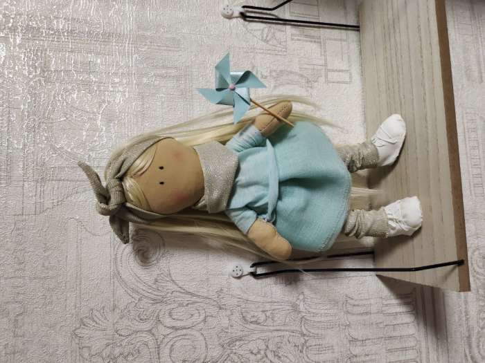 Фотография покупателя товара Набор для шитья. Интерьерная кукла «Вилу», 30 см - Фото 1