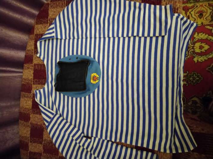 Фотография покупателя товара Берет голубой, сукно, подклад хлопок, р. 57–58 - Фото 1