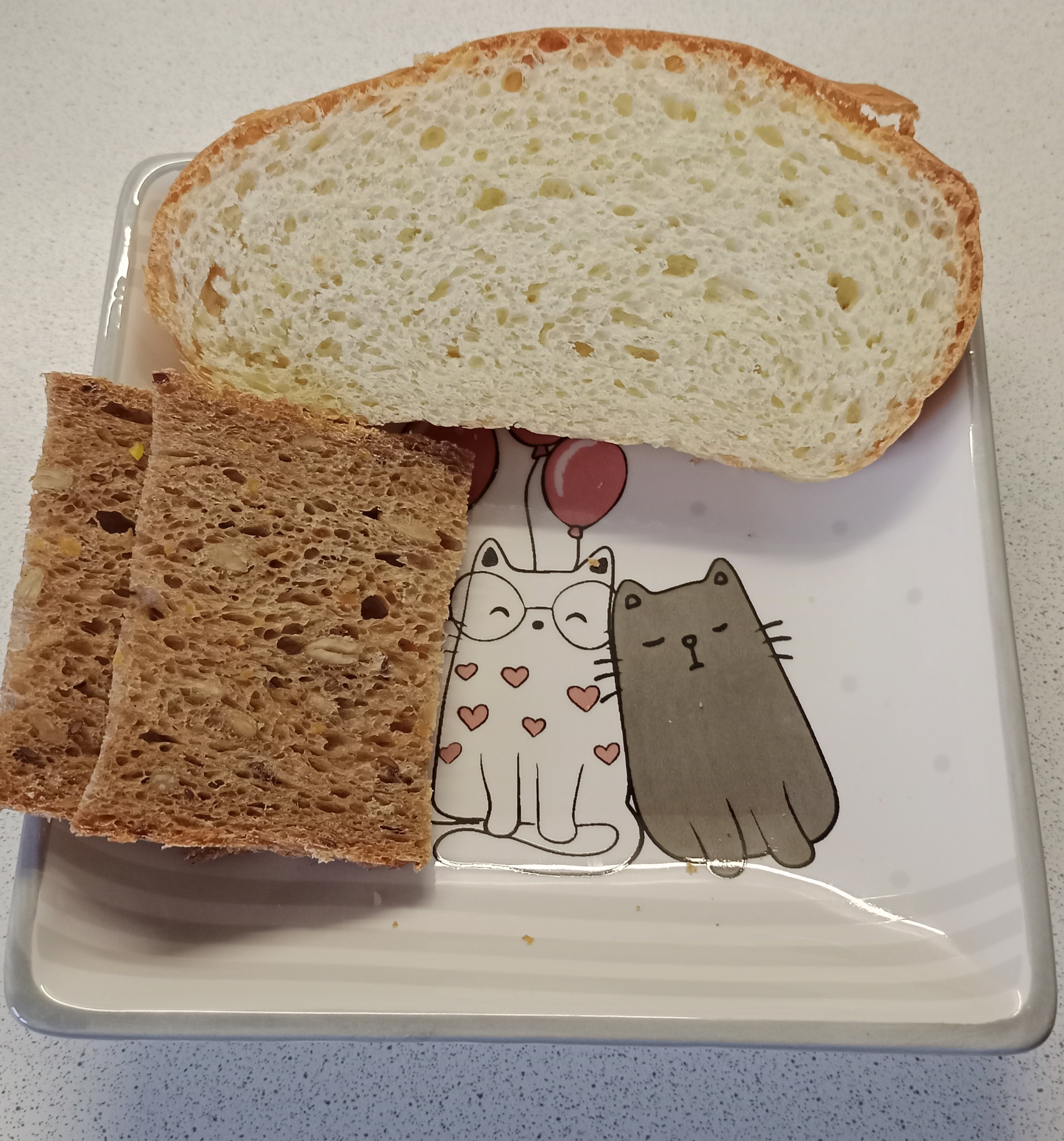 Фотография покупателя товара Блюдо сервировочное Доляна «Уютные коты», 15×15×3 см, цвет белый - Фото 1