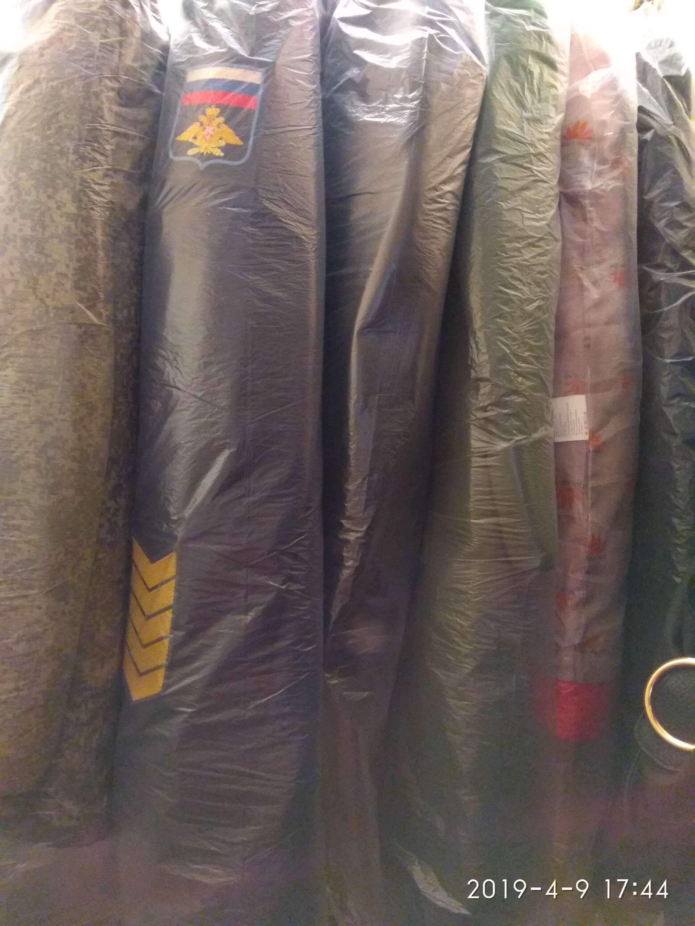 Фотография покупателя товара Набор чехлов для одежды, 65х110 см, рулон 10 шт, прозрачный - Фото 1
