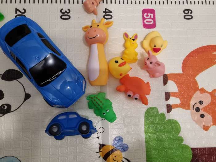 Фотография покупателя товара Набор резиновых игрушек для ванны «Малыши», с пищалкой, 6 шт, цвет МИКС, Крошка Я - Фото 9