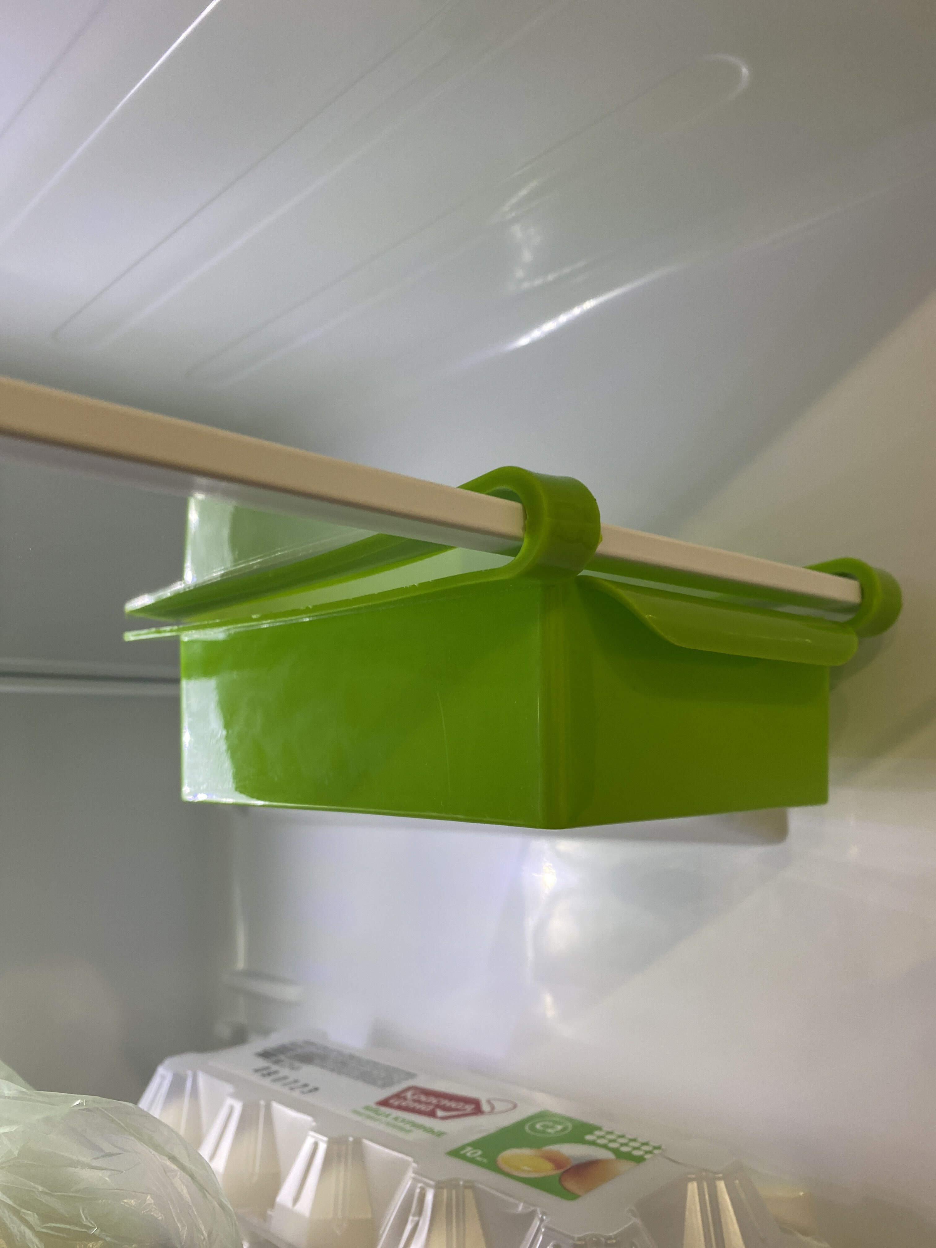 Фотография покупателя товара Полка подвесная в холодильник, 16,5×16×8 см, цвет МИКС - Фото 2