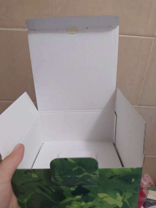 Фотография покупателя товара Коробка подарочная сборная, упаковка, «23 февраля», 15 х 15 х 7 см - Фото 2
