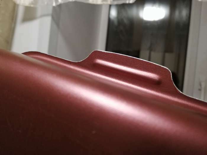 Фотография покупателя товара Противень Доляна Promo, 27×35 см, антипригарное покрытие, цвет бордовый - Фото 3