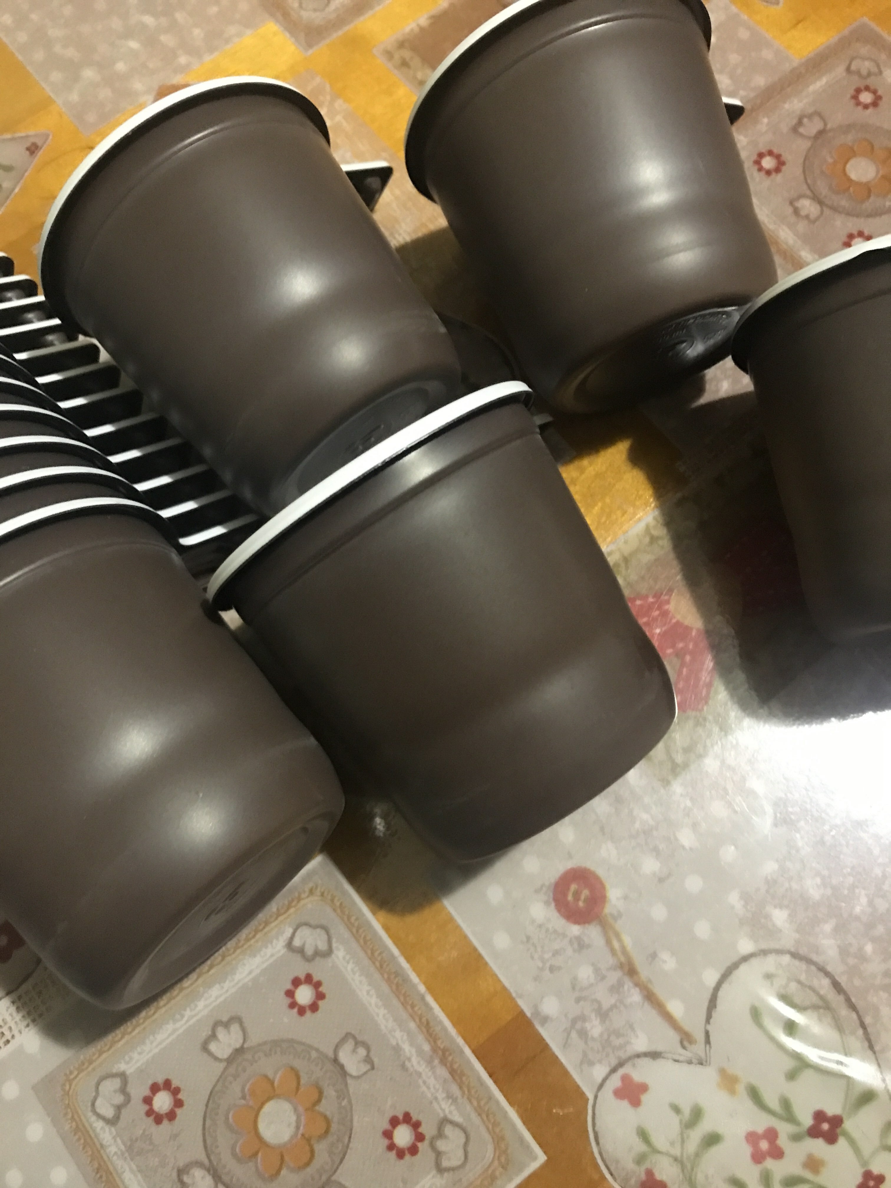 Фотография покупателя товара Чашка одноразовая кофейная, 200 мл, цвет коричнево-белый - Фото 2